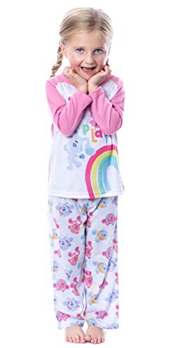 Nickelodeon Toddler Girls' Blue's Clues Let's Play Sleep Pajama Set4