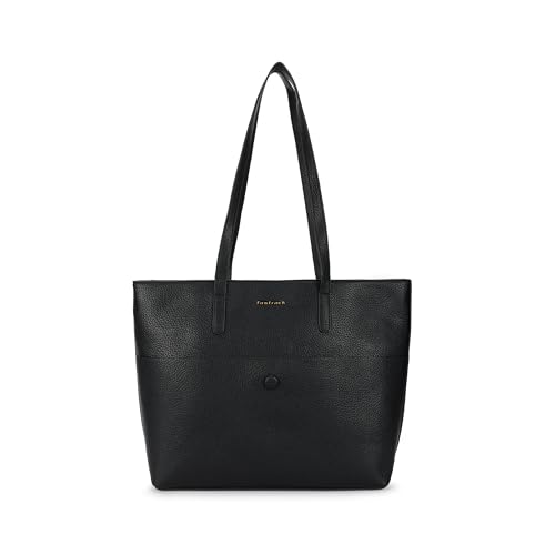 Image of Fastrack Power Play Laptop Tote for Women, 14-Inch Laptop Compatible, High Quality Faux Leather, Comfortable Shoulder Strap, Inner Access Pockets, Stylish and Functional Everyday Tote Bag