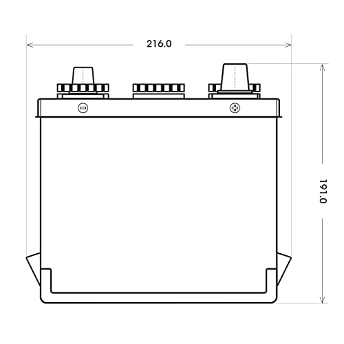 Autobatterie 77Ah Blackmax 07715 6V 360A/EN für Oldtimer