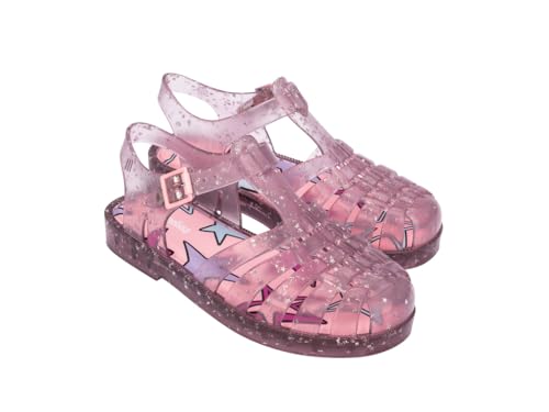 Image of mini melissa Possession Jelly Fisherman Sandal for Toddler and Kids | Iconic Fisherman Jelly Sandal for Toddlers & Girls, Adjustable Buckle, Waterproof, Bubblegum Scent, Play & Dress Shoes