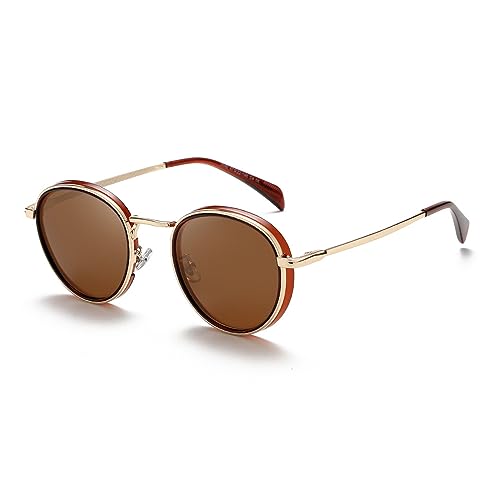 Image of Retro Round Sunglasses for Women, Photo-ready Look, for Everyday Wear