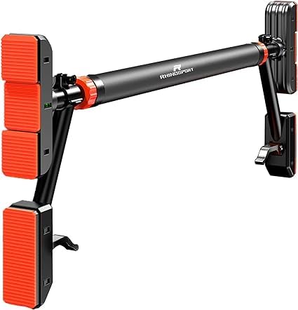 Barra de dominadas para gimnasio en casa RHINOSPORT P7 de puerta