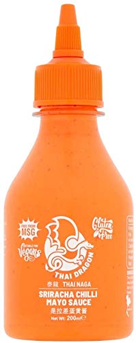 Thai Dragon Sriracha Mayonnaise 200ml (Pack of 2) Thai Mayo