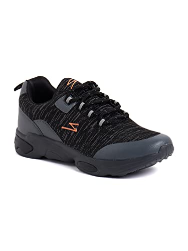 Chaussures trail running anti-fatigue légères en PVC synthétique gris