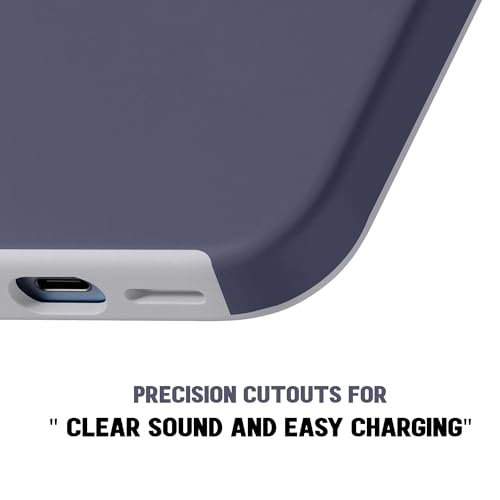 Image of Kratos Soft Silicone Case Cover Compatible with iPhone 15 Plus - Everyday Comfort Protection, Wireless Magnetic Charging Case with Raised Edge Camera & Screen Protection, Shock-Resistant Design