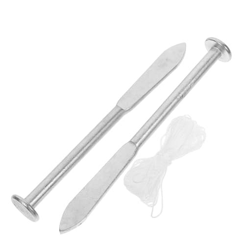 GLEAVI Strumenti Per Muratura in Acciaio Chiodi Per Filo Di Muratura Ausilio Per Allineamento Utensili Per Posa Mattoni Guide Per