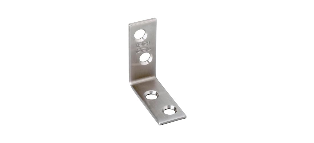 Équerre d'angle Ss1-1/2x5/8 acier d'assemblage fixation bois