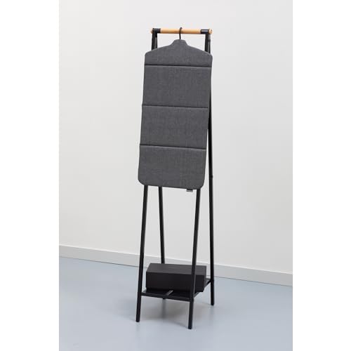 Brabantia - Foldable Steam Board - for High Pressure Clothes Steaming - Solid Heat Resistant Surface - Versatile Hanging Hook - Easier Steaming with Handheld Steamers - 36 x 16 inches - Pepper Black by Brabantia - Image 4