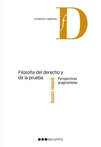 Portada de Filosofia del Derecho y de la Prueba: Perspectivas Pragmatistas
