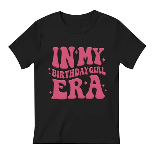 Image of BeWithYou Birthday Girl Shirt in My Birthday Era Shirts Girls Its My Era Cute Graphic Tee Kids Party Outfit