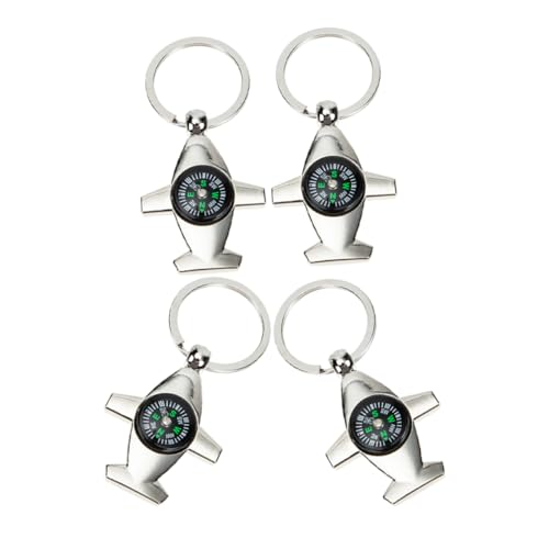 Set 4 brújulas llavero para supervivencia al aire libre