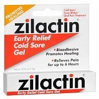 ZilactinCold Sore Relief Gel, .25 oz - 2pc by Zilactin