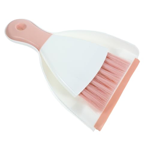 WEKAMOS Mini Kehrschaufel und Besen Set aus Langlebigem Trp Material Kleiner Handfeger für Tisch Auto Tierhaarbeseitigung Robust und Flexibel für Gründliche Reinigung Schwer Zugänglicher