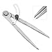 HARFINGTON Wing Divider Compass 7 Inch 175mm Adjustable Lockable Woodworking Compass for Metalworking Geometry Drawing Woodworking