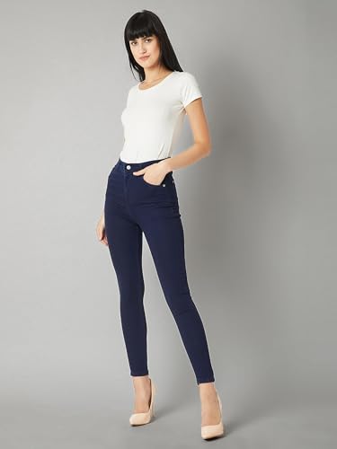 Image of Miss Chase Women's Skinny Fit High Rise Stretchable Denim Jeans