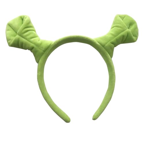 Cartsyou Green Ears Headband Monster Headbands Hairband Head Hoop Animal Ears Halloween Christmas Birthday Party Women (G)
