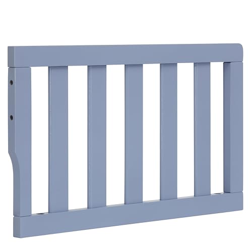 Image of Dream On Me Universal Convertible Crib Toddler Guard Rail in Dusty Blue, Compatible with Select Dream On Me Cribs, Crib to Toddler Bed Conversion, Easily Attachable