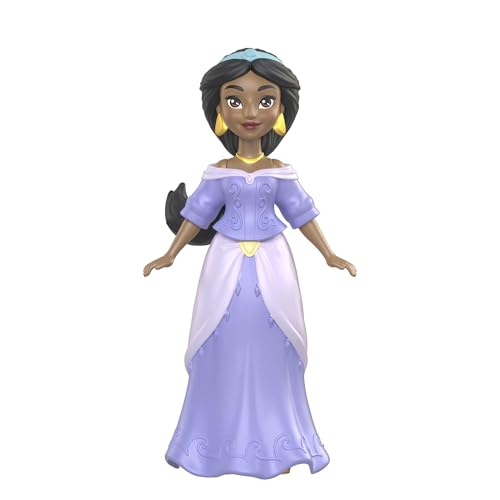 Image of Disney Princess Toys, 6 Posable Small Dolls, 12 Signature Fashions and 6 Accessories Inspired by Disney Movies, Gifts for Kids