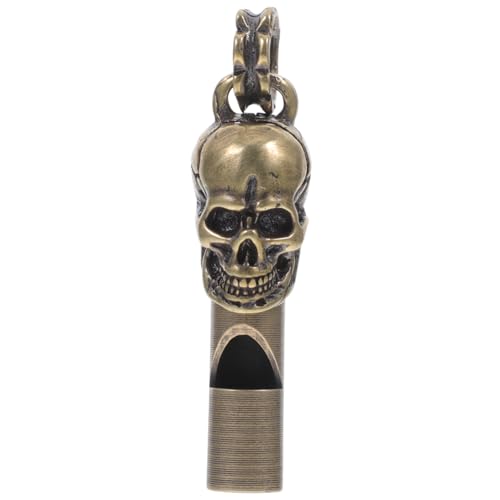 Silbato deportivo de cobre con diseño calavera miniatura 1