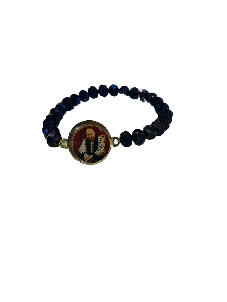 Guruji Swaroop Bracelet | Guru Ji Bracelets | Handmade Stylish Multiple Guruji Gemstone Bracelet for Men/Women/Ladies (Blue) (B0CK8FRX2J) Amazon Price History, Amazon Price Tracker