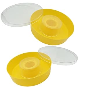 Bee Rapid Feeders Top Hive Feeders – 2PACKS, Round Hive Feeders, Used for Bee Drinking and Eating, Convenient Bee Feeding and Beekeeping Tools.