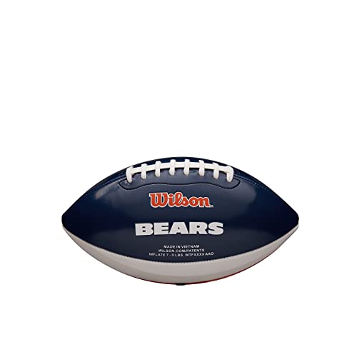 Wilson American Football MINI NFL TEAM PEEWEE, Kindergröße, Mischleder
