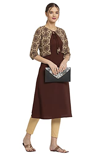 Image of ALC Creation Women's Crepe A-line Kurta
