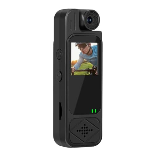 Knoruley Cámara Deportiva WiFi 2K HD, Grabadora de Video Digital, Cámara Corporal con Visión por Infrarrojos, Videocámara Deportiva Compacta DV