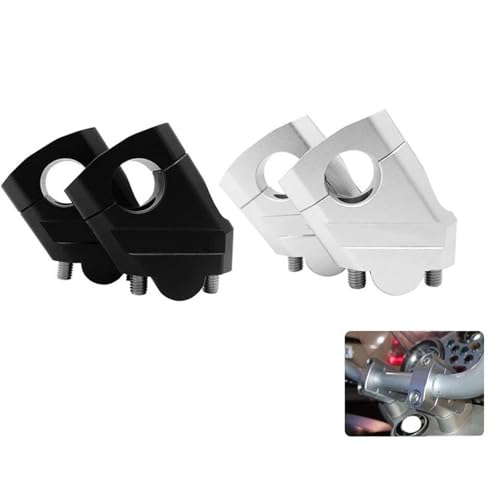 Kit de elevación manillar Suzuki DL650 acabado plata mecanizado 7