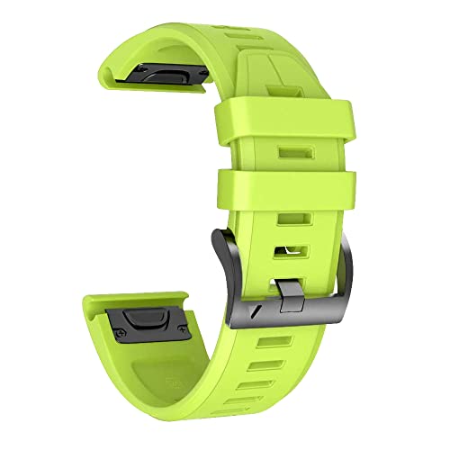 Correa de silicona 26 mm con enganche rapido de alta resistencia para Garmin Fenix 7X 6X 5X