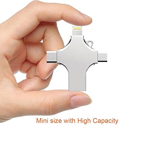 2Tb 4-In-1 Usb 3.0 2000Gb Flash Drive Compatible With Iphone Android Ipad Mac Pc Galaxy S Windows, Fast Usb A Usb C Micro Usb & Iphone Connector Thumb Drive Jump Drive Memory Stick Portable Hard Drive #TOP5