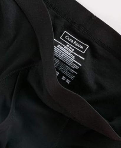 Club Room Mens 8 Pack Tagless Briefs Black S2