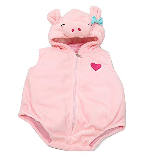 WAWA-HAOKEAI Outfit for 22-24 inch Reborn and Newborn Baby Dolls Handmade Doll Clothes fit for Toddler Girl Dolls Matching Photos pcs Sets Accessories with Embroidered (WW2029) - Thumbnail 3