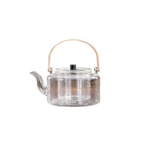 Juego de tetera de vidrio con vitrocerámica portátil para tus tardes de té en casa