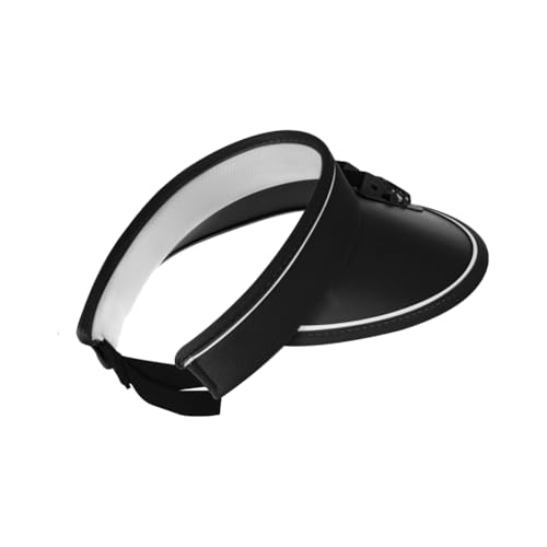 Image of Sun Visor Hat with USB Fan, Summer Empty Top 3 Temp Settings Beach Cooling Anti UV Adjustable Fishing Hiking Cycling Cap