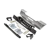 FHDBD Car Front Bumper Auto Parts Steel Short Without Bull Bar Compatible with Jeep Wrangler JL & Gladiator 2018+ Car Exterior Accessories