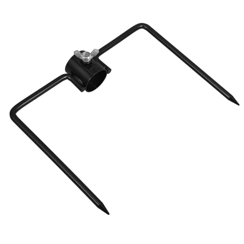 BESTonZON Base de Sombrilla de Hierro Resistente para Patio y Playa Ancla Multifuncional para Estaca Soporte Robusto para Sombrillas y Varillas Diseño Prueba de Clima Compatible con Tubos