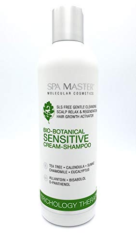 Spa Master Cosmetica Molecular Champú Bio Botanico en crema para cuero cabelludo seco y sensible 330 ml pH 5,5 Sin Sulfatos