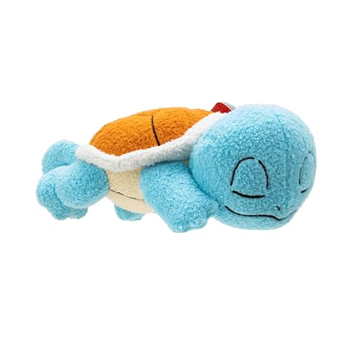 Pokémon Squirtle Peluche para dormir, pelúcia de 5 polegadas, multicolorido