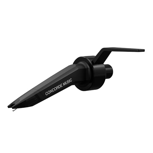 Ortofon Concorde Music Black - Cellule à Aimant Mobile | Diamant Shibata Nu | Installation Facile | Spectre sonore très Large & résolution...