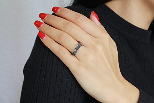 CloseoutWarehouse Cubic Zirconia Ribbon Bow Ring Sterling Silver (Comes in Colors)3