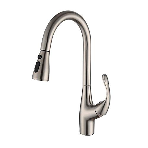 Robinet de cuisine eau chaude et froide télescopique pour évier