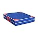 Aymzbd Folding Exercise Mat 100cmx50cm Mutli Purpose Two Fold Gymnastics Mat for Stretching Training Dance Aerobic Fitness Yoga, blue