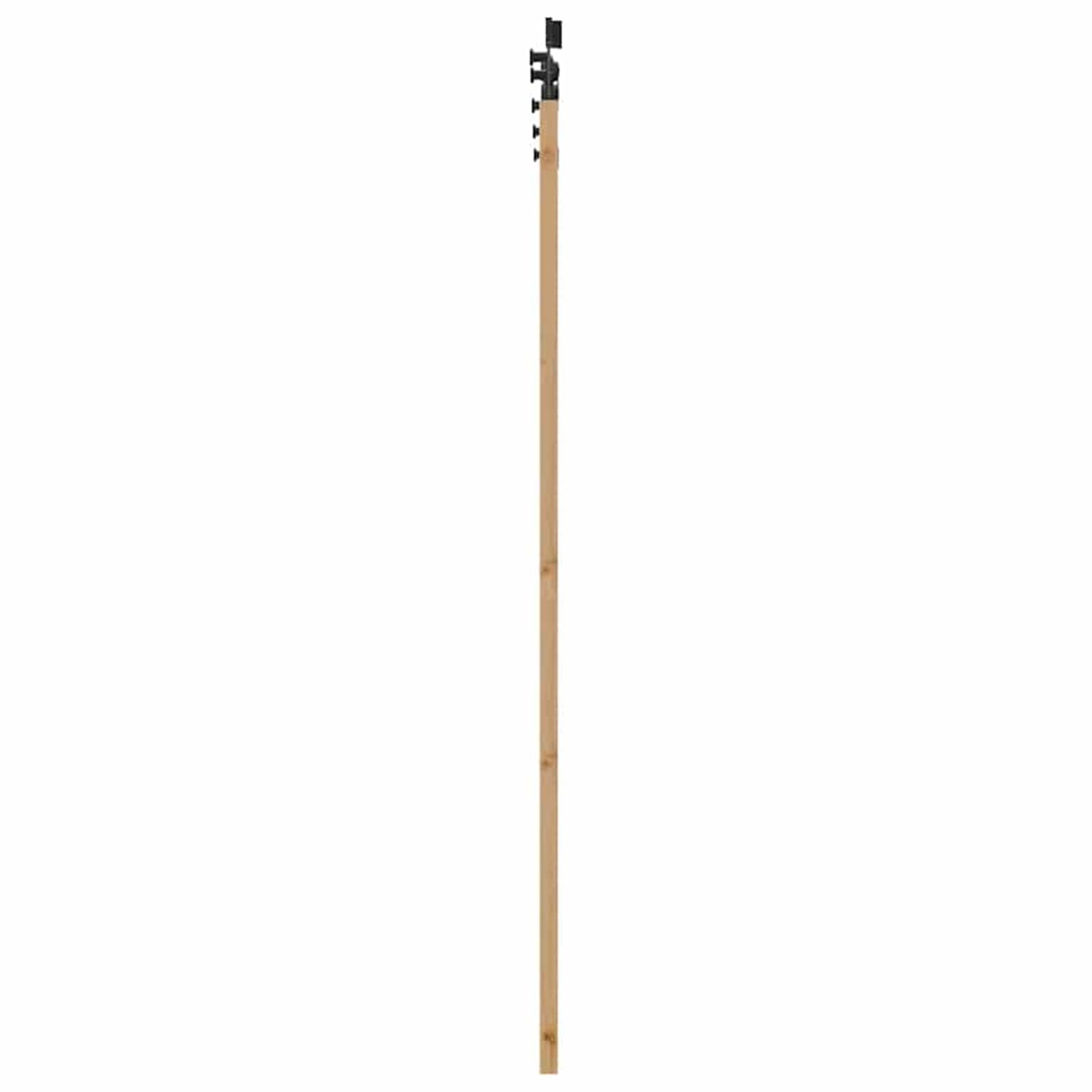 Drzwi przesuwne ORKDAL 61 x 198,5 cm z litego drewna sosnowego i szkła w kolorze naturalnym – minimalistyczny design do salonu i jadalni