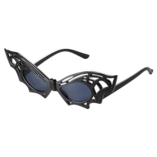 Halloween Bat Novelty Glasses Sunglasses Costume Dress Up Eyewear Party Favours Cosplay Unisex Eyeglasses Joke Outfit Accessory Black Man Woman