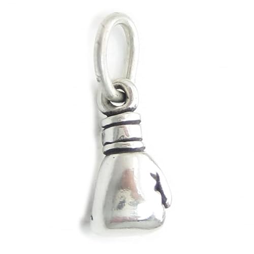 Gant de boxe breloque en argent sterling TINY .925 x 1 Boxers Gants breloques