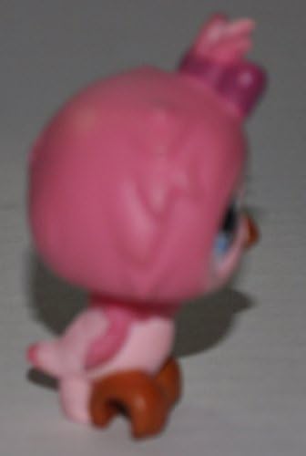 Owl #496 (Pink, Blue Eyes) Littlest Pet Shop (Retired) Collector Toy - LPS Collectible Replacement Single Figure - Loose (OOP Out of Package & Print) image 5