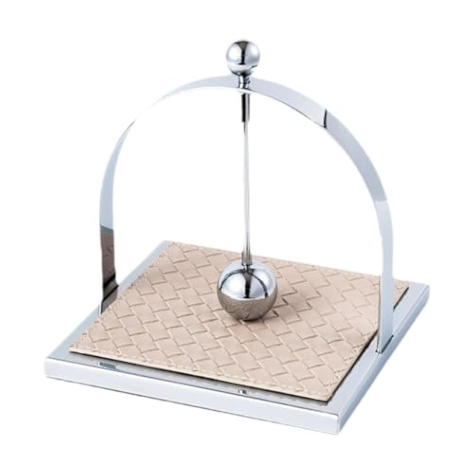 Square Napkin Stand for Restaurant Cafe Countertop Argent