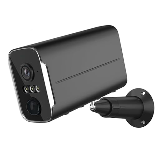 Aisuoka Cámara de de Seguridad con Batería SIM 4G Cámara de Reflector de 4MP Detección PIR Cámara CCTV Inalámbrica para Exteriores