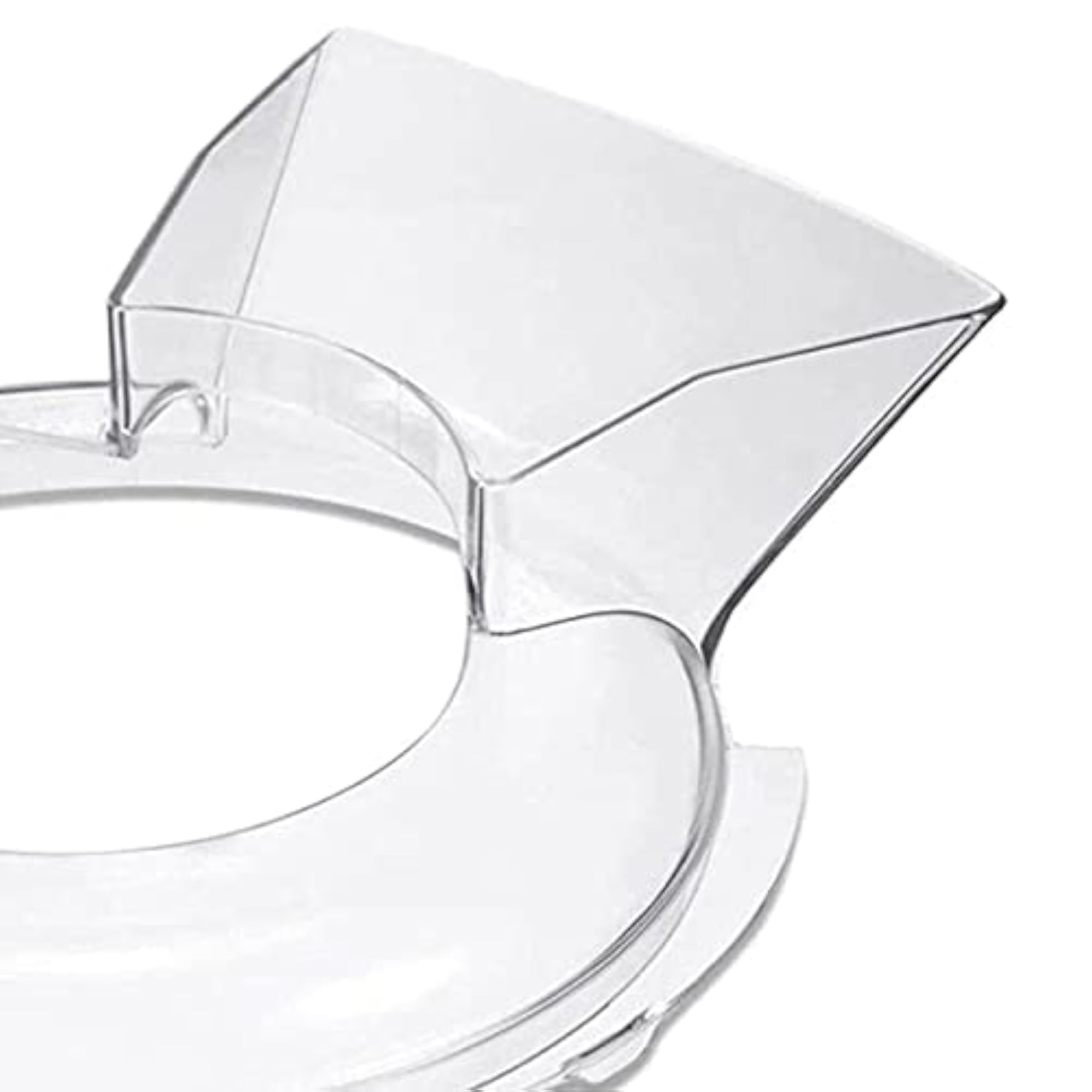 Transparent Bowl Pouring Shield for Kitchen Aid Mixer